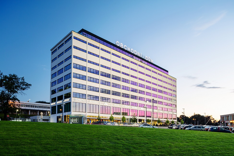 HP TRONIC headquarters building in Zlin